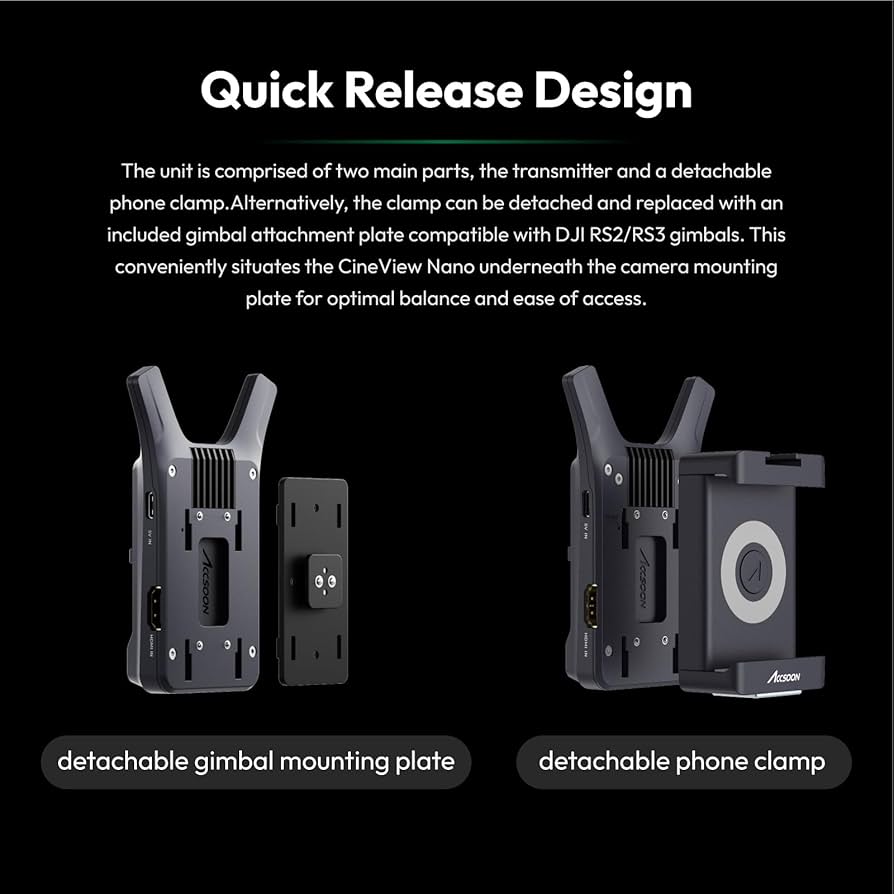 Amazon.com: ACCSOON CineView Nano Wireless Video Transmitter 1080p