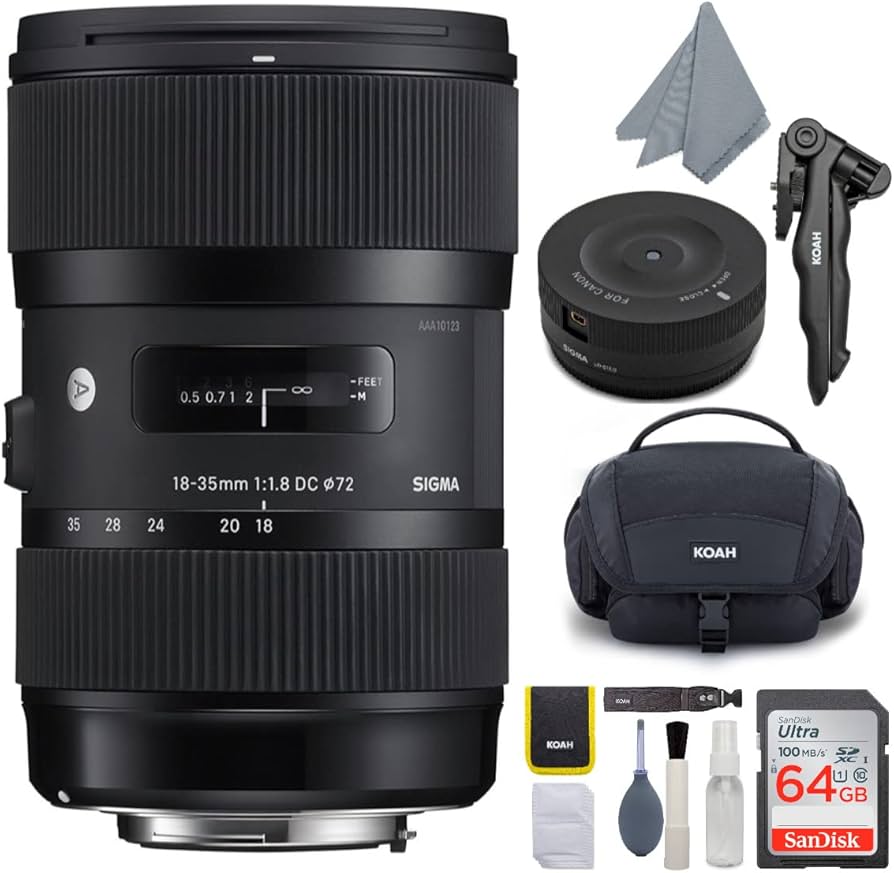 Amazon.com : Sigma 18-35mm F1.8 Art DC HSM Lens for Canon DSLR