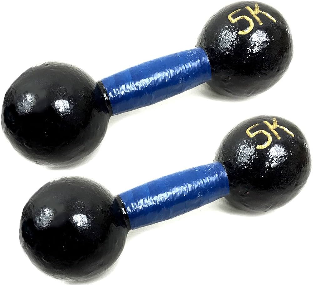 Amazon | 【お得な2個セット！】 鉄アレイ 5kg×2個セット（10kg） / 鉄