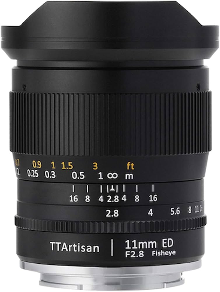 Amazon.co.jp: TTArtisan 11mm F2.8 単焦点レンズ 魚眼レンズ ソニーE