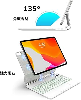 Amazon.co.jp: QERDAOYI マジックキーボード iPad第11世代11インチA16&