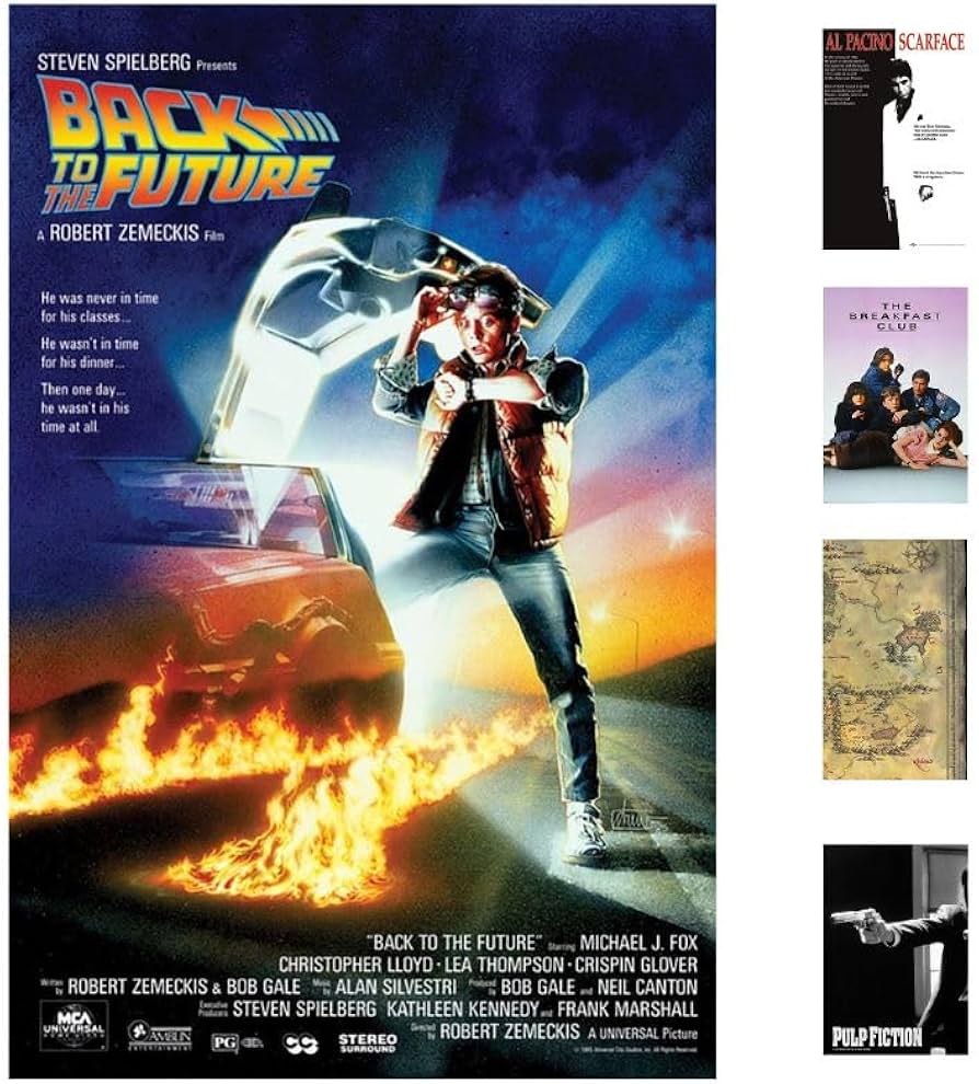 Amazon.co.jp: ポスター バック トゥ ザ フューチャー マイケル J