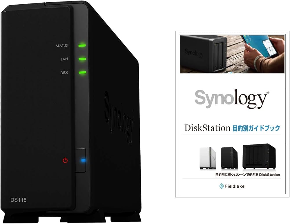 Amazon.co.jp: Synology NASキット 1ベイ DS118/JP【ガイドブック付