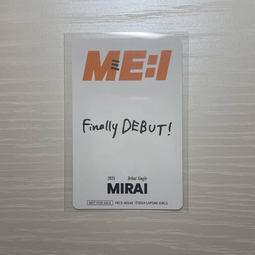 Amazon.co.jp: ME:I ミーアイ グッズ 村上璃杏 RINON MIRAIトレカ 通常