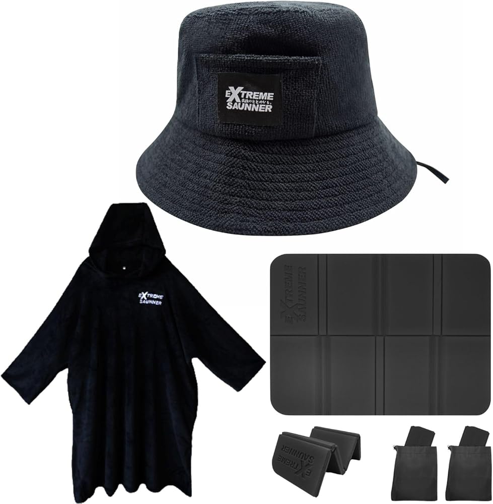 Amazon.co.jp: [Someie] EXTREME SAUNNER サウナポンチョ サウナハット