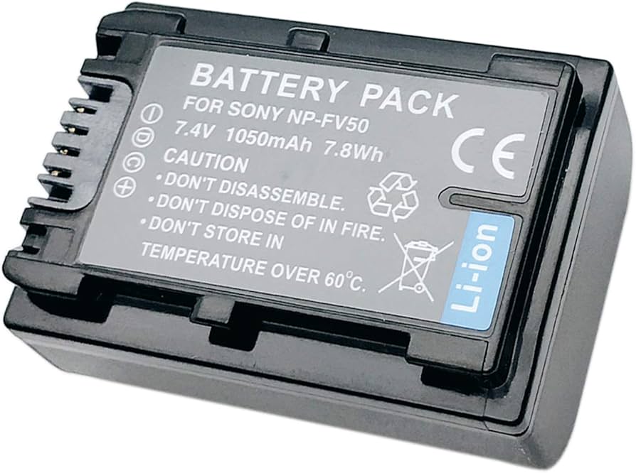 Amazon.com : Battery Pack for Sony HDR-CX300, HDR-CX300E, HDR