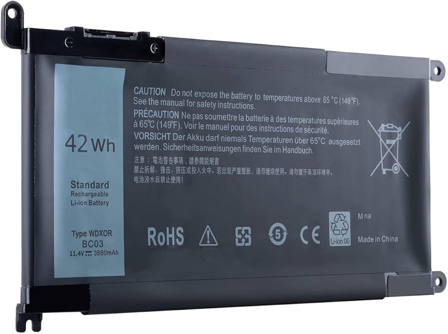 Amazon.co.jp: WDX0R互換バッテリー【11.4V 3680MAH】 Dell Inspiron