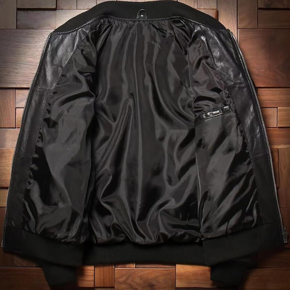 Amazon | [NBLL] レザーダウンジャケット ダウンコート レザー