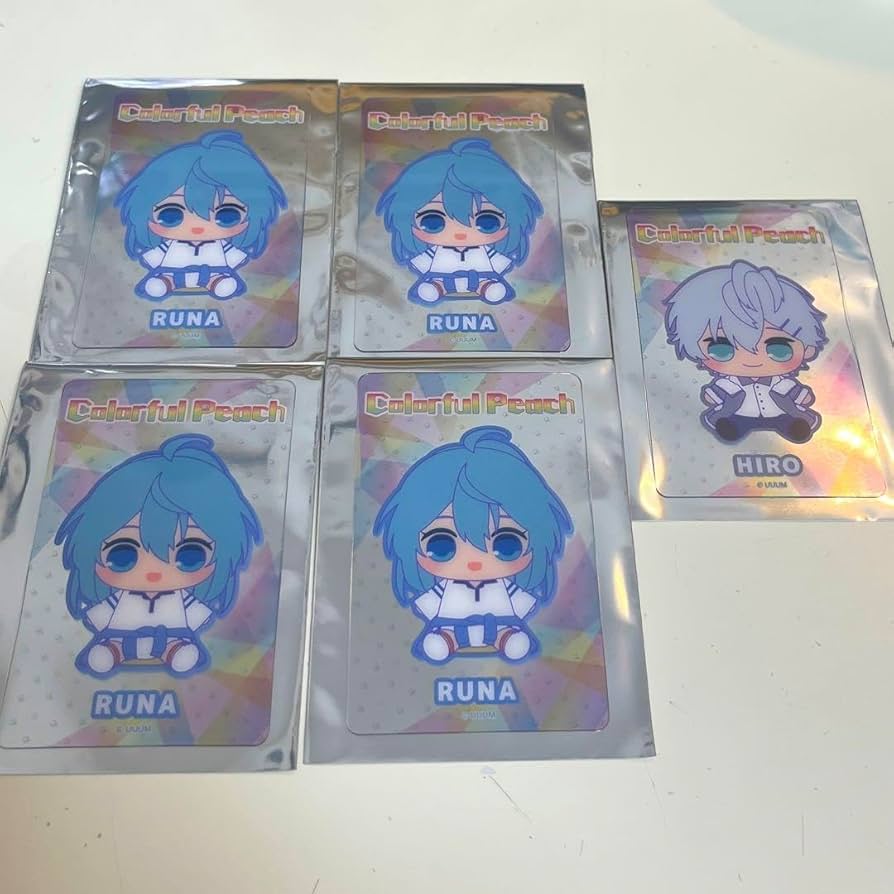 Amazon.co.jp: カラフルピーチ からぴち クリアカード るな ひろ