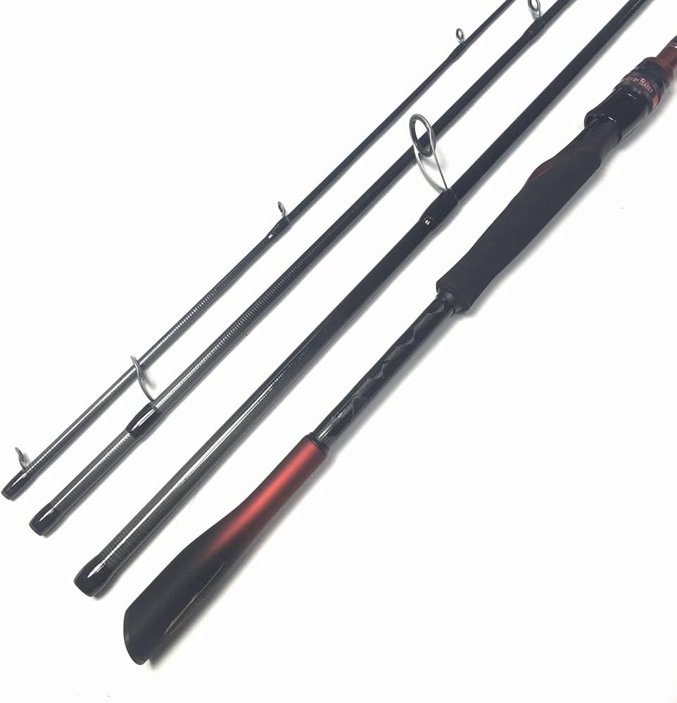 Amazon | EVA 9フィート (2.7m) スピニングパックロッド カーボン