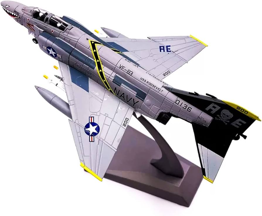 Amazon.com: F-4 Phantom II 1/100 Diecast Aircraft Model Mcdonnell