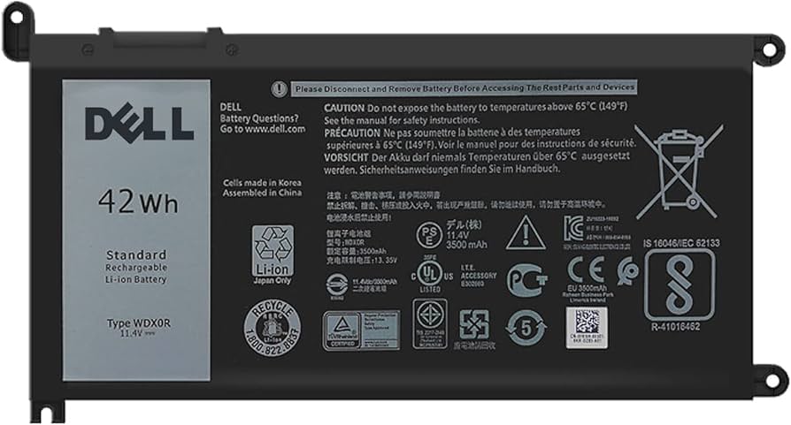Amazon.com: DELL WDX0R Notebook Battery for Dell Inspiron 15 7579