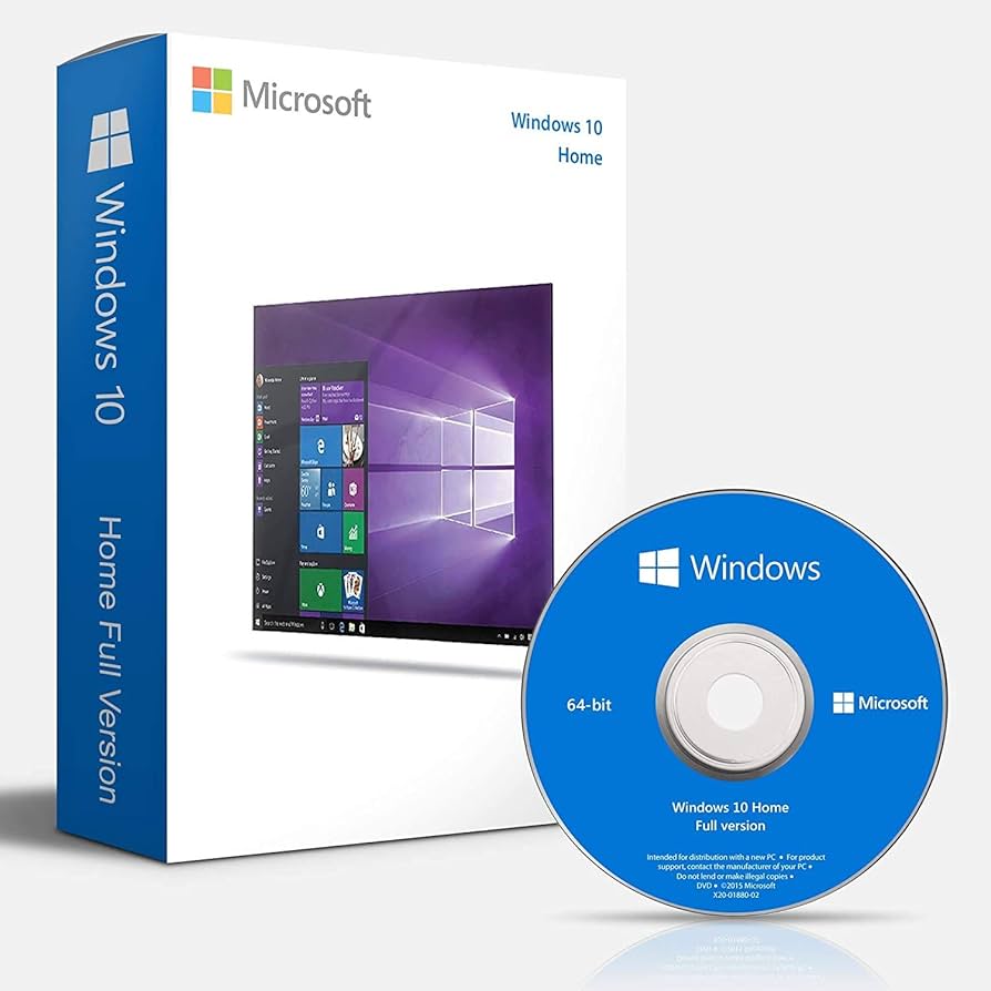 Windows 10 Home 64 Bit OEM DVD - Windows 10 Home 64 Bit - Windows