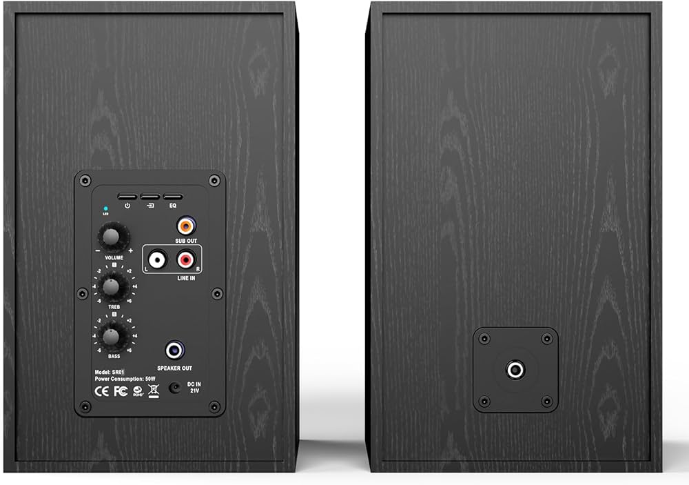 Amazon.co.jp: BESTISAN ブックシェルフスピーカー SR01 Bluetooth対応