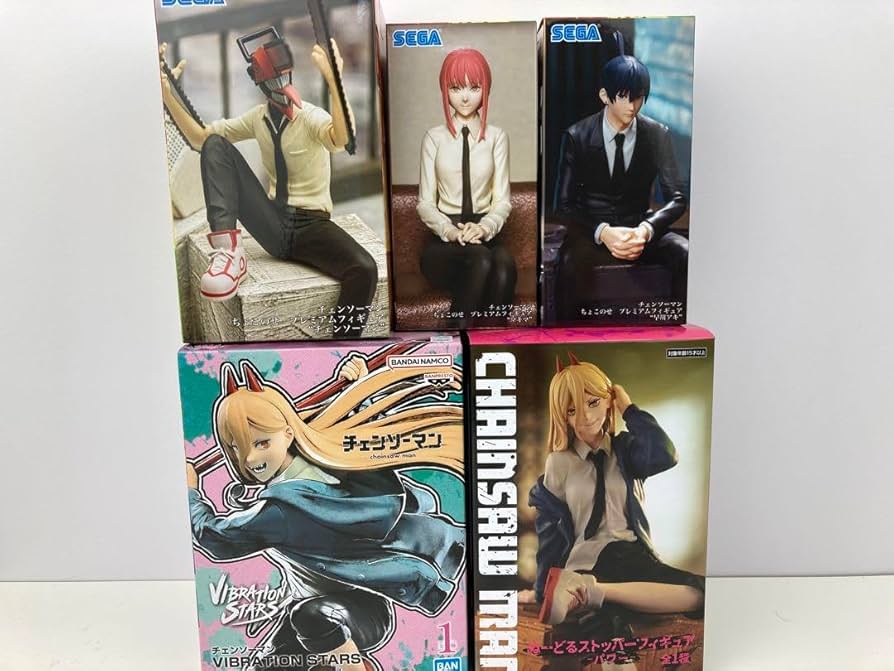 Amazon | チェンソーマン フィギュア5体セット 早川アキ マキマ デンジ