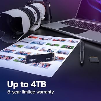 Amazon.com: Crucial P3 Plus PCIe Gen4 NVMe 2TB SSD, Up to 5,000MB