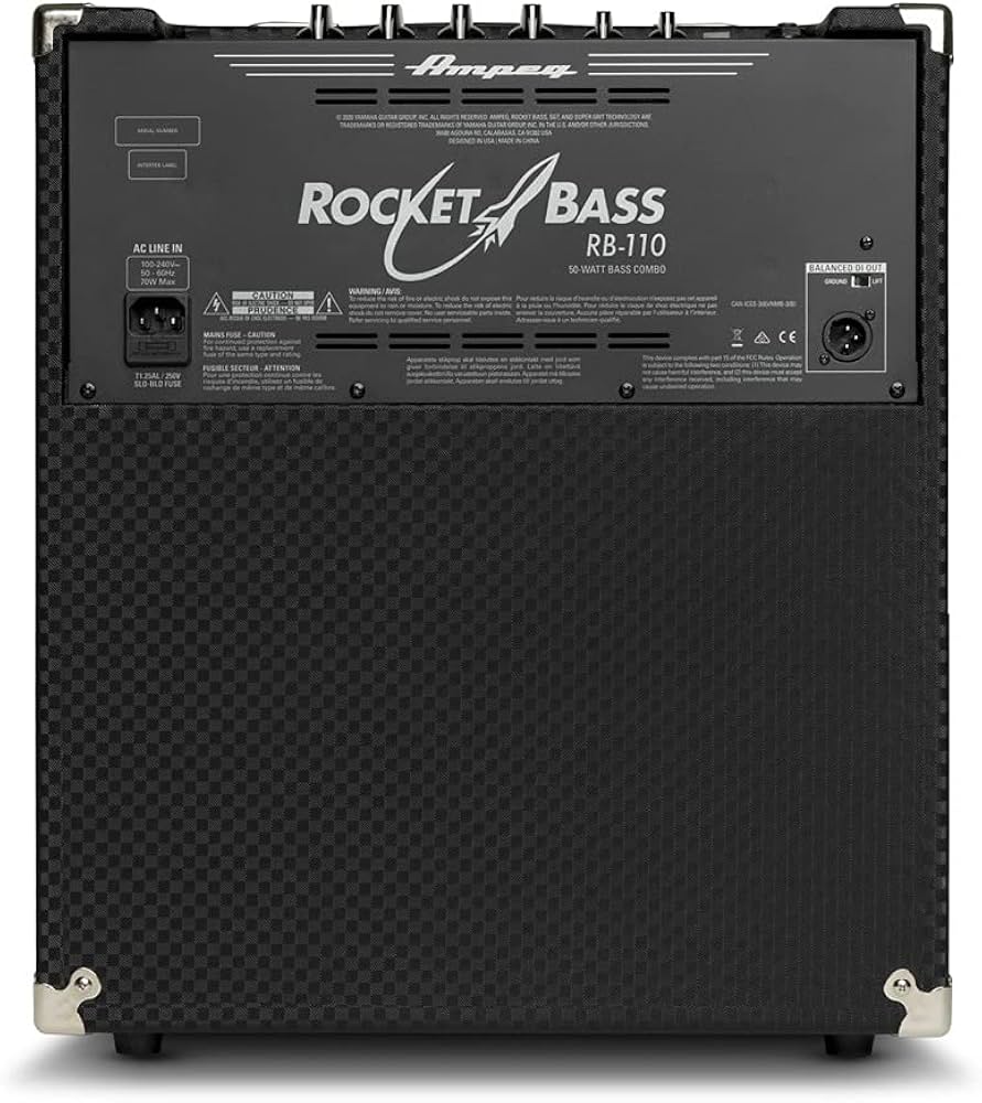 Amazon | アンペグ AMPEG ベースアンプコンボ 50W RB-110 | ベース