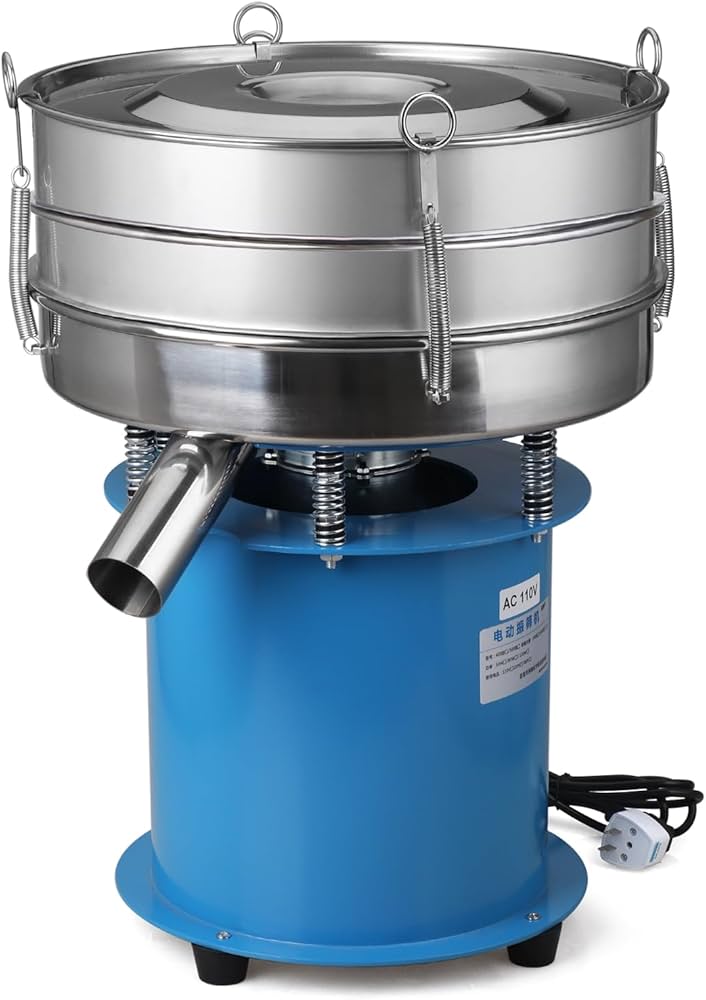 Amazon | JTVTW 電動振動ふるい機 粉体ふるい 電動篩フィルター 実験