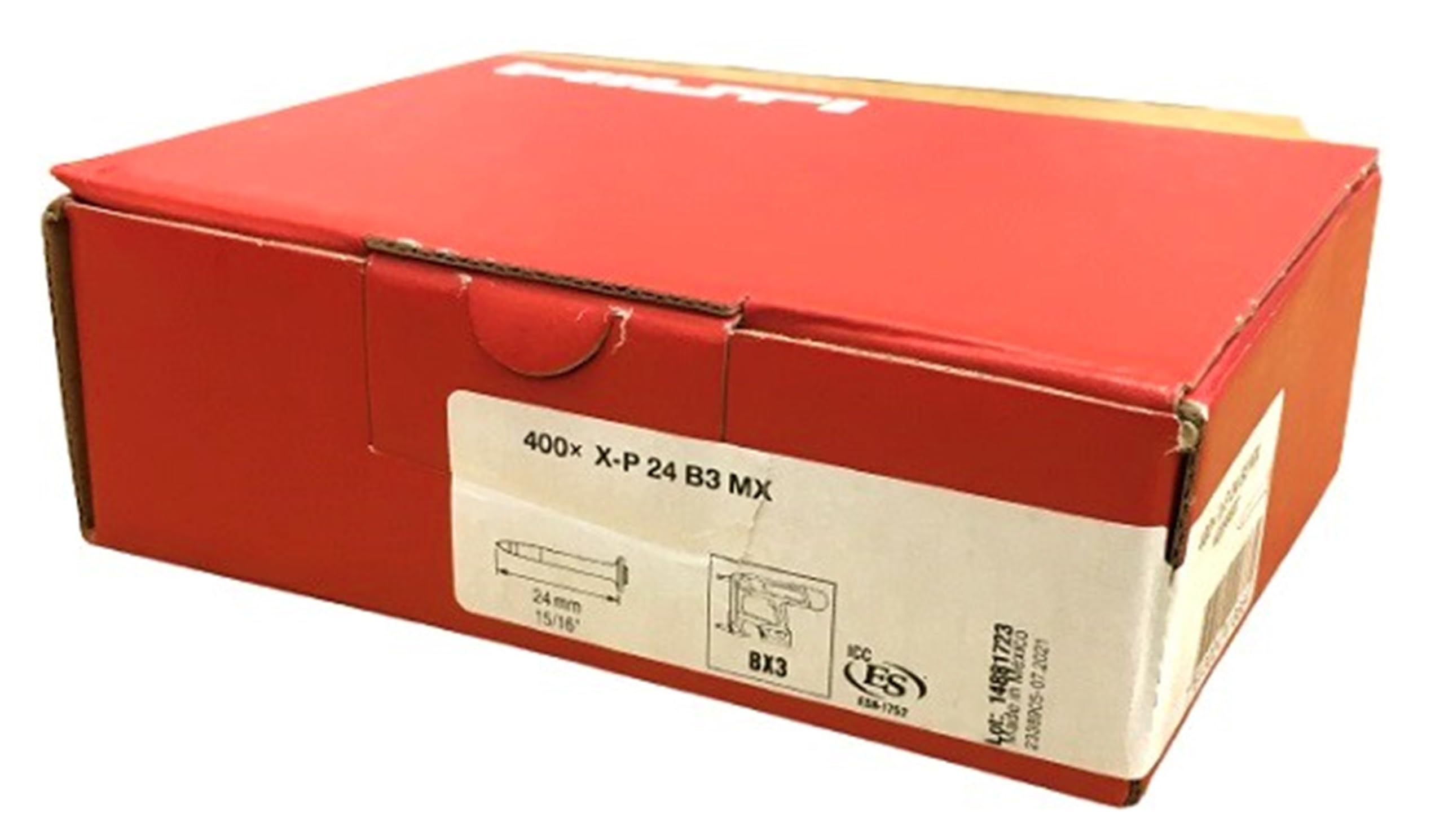 Amazon.co.jp: HILTI ヒルティ BX 3用ピン (連発) X-P 24 B3 MX