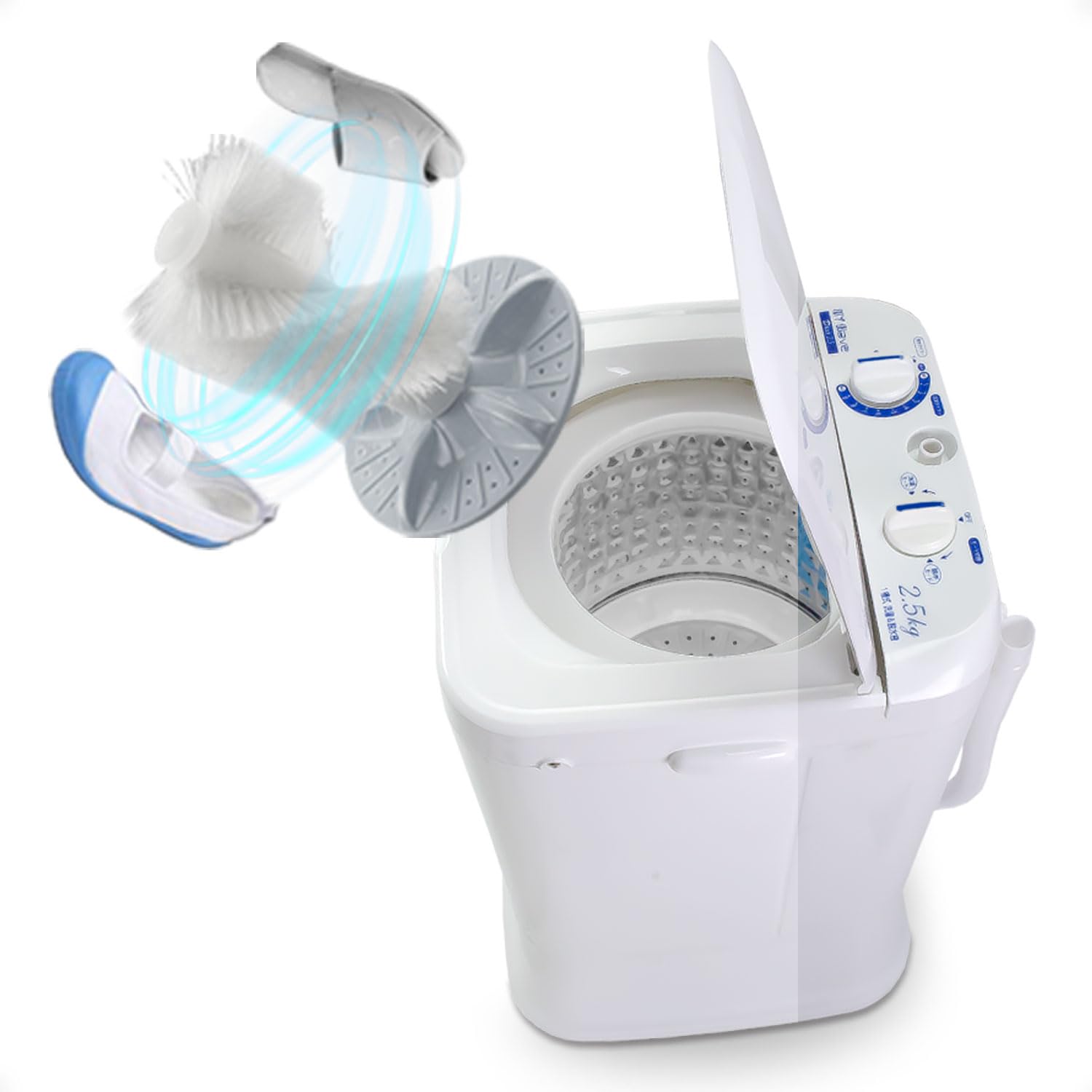Amazon.co.jp: eモンズ 小型洗濯機 【 MyWAVE Duo2.5 】 靴洗い 2.5kg