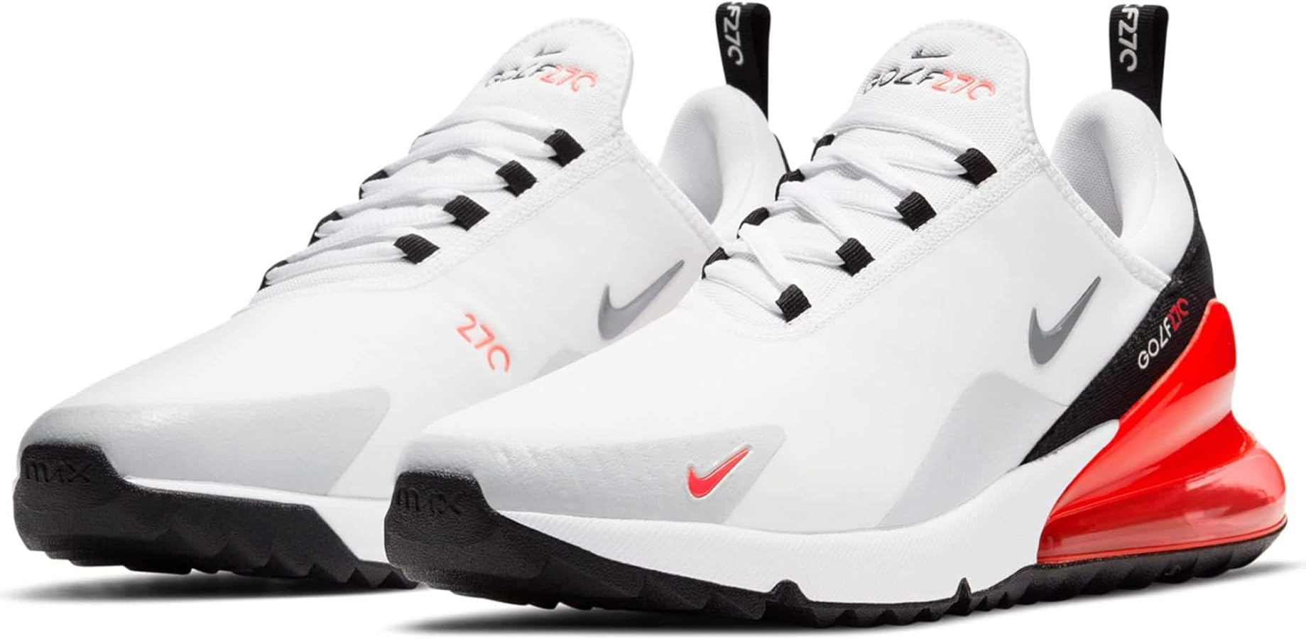 Amazon | Nike メンズ エアマックス 270 G, ホワイト/クールグレー