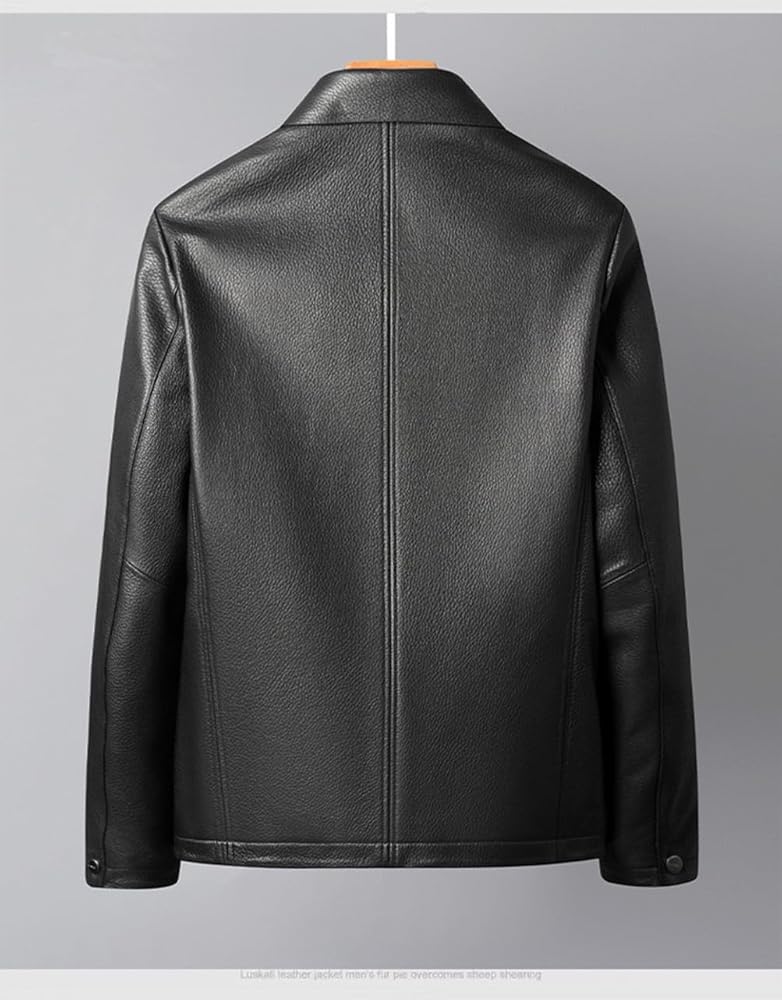 Amazon | [JINLUN] 山羊革ジャケット メンズ ライダースジャケット