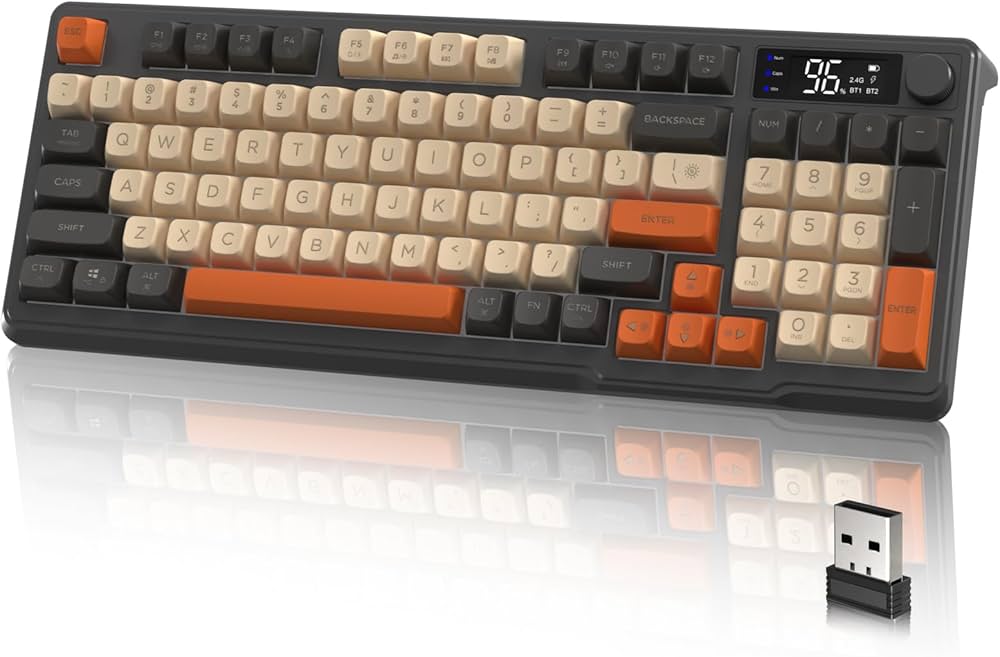 Amazon | ATTACK SHARK x FREE WOLF M96 ゲーミングキーボード