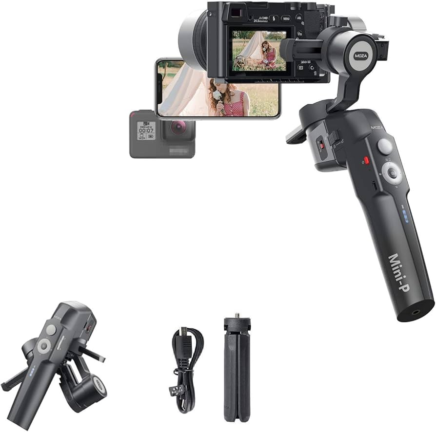 Amazon | MOZA 3軸ジンバル Mini-P 一眼レフ/ミラーレスカメラ 動画