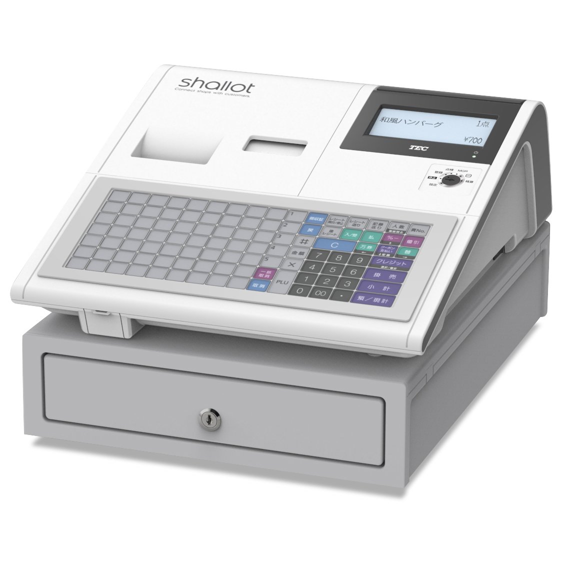 Amazon | 東芝テック 電子レジスター 10部門 FS-700-R 白 | レジスター