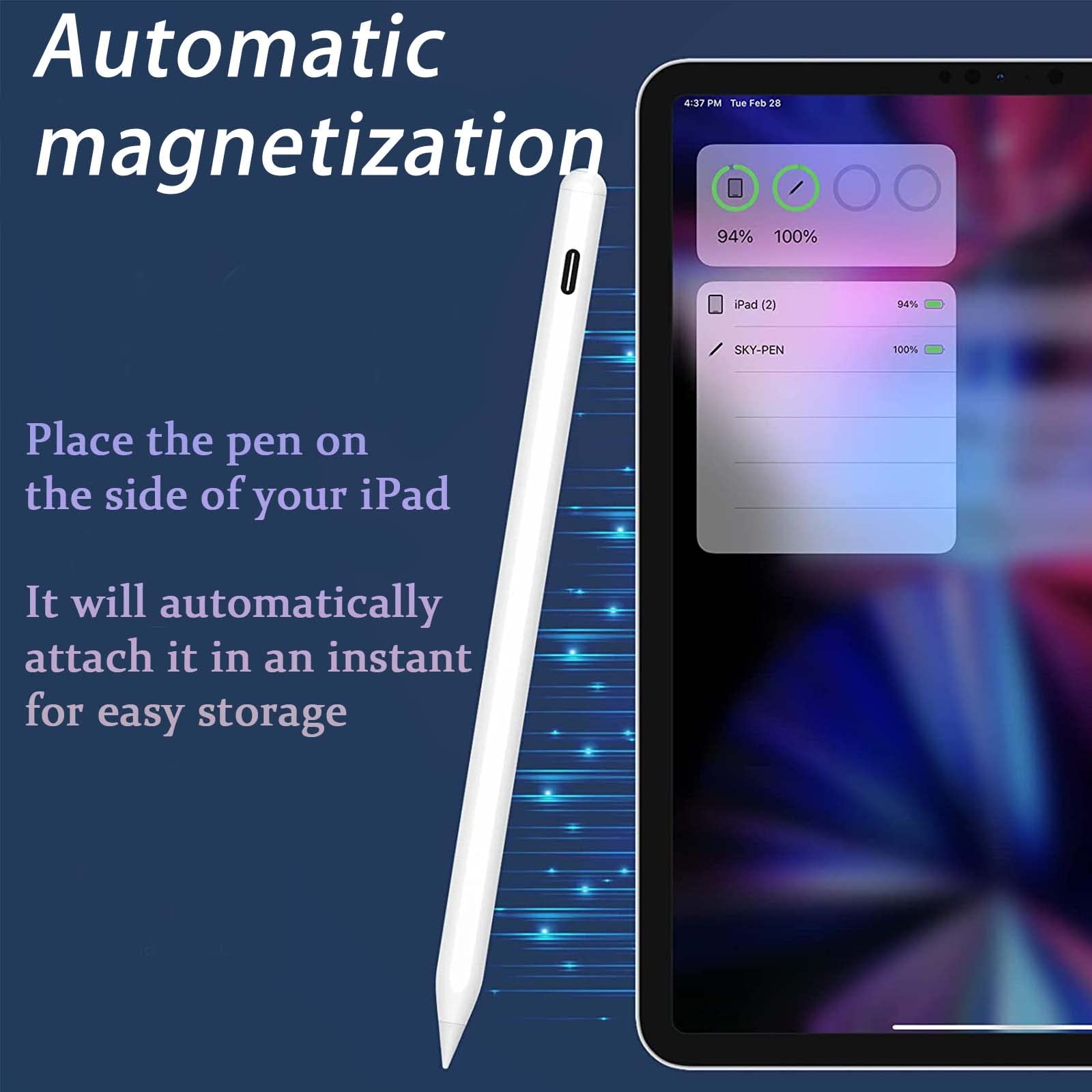 Amazon.com: 4096 Stylus Pen Pencil for Apple iPad 10th-6th (2018