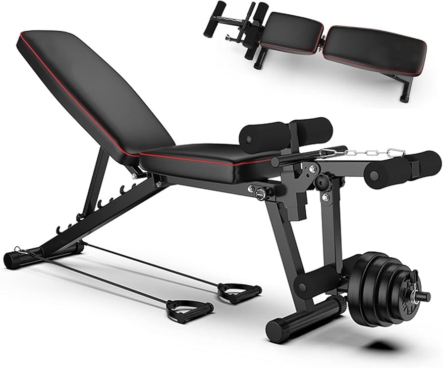 Amazon.co.jp: トレーニングベンチ インクラインベンチ 可変式フラット