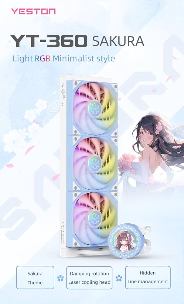 Amazon.co.jp: Yeston(イエストン) Sakura 360 統合CPU、Intel/AMD