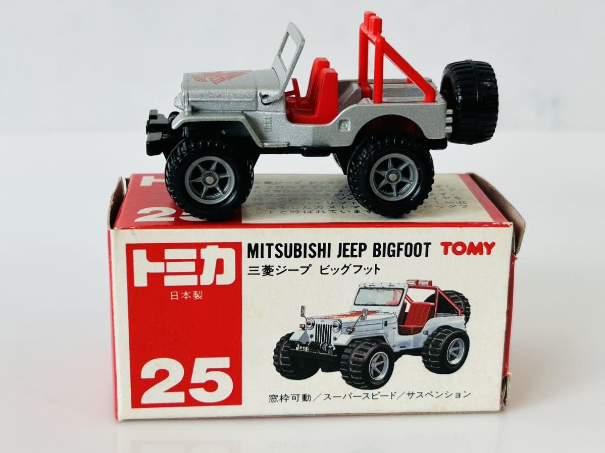 Amazon | トミカ 三菱 ジープ ビッグフット 日本製 | ミニカー・ダイ