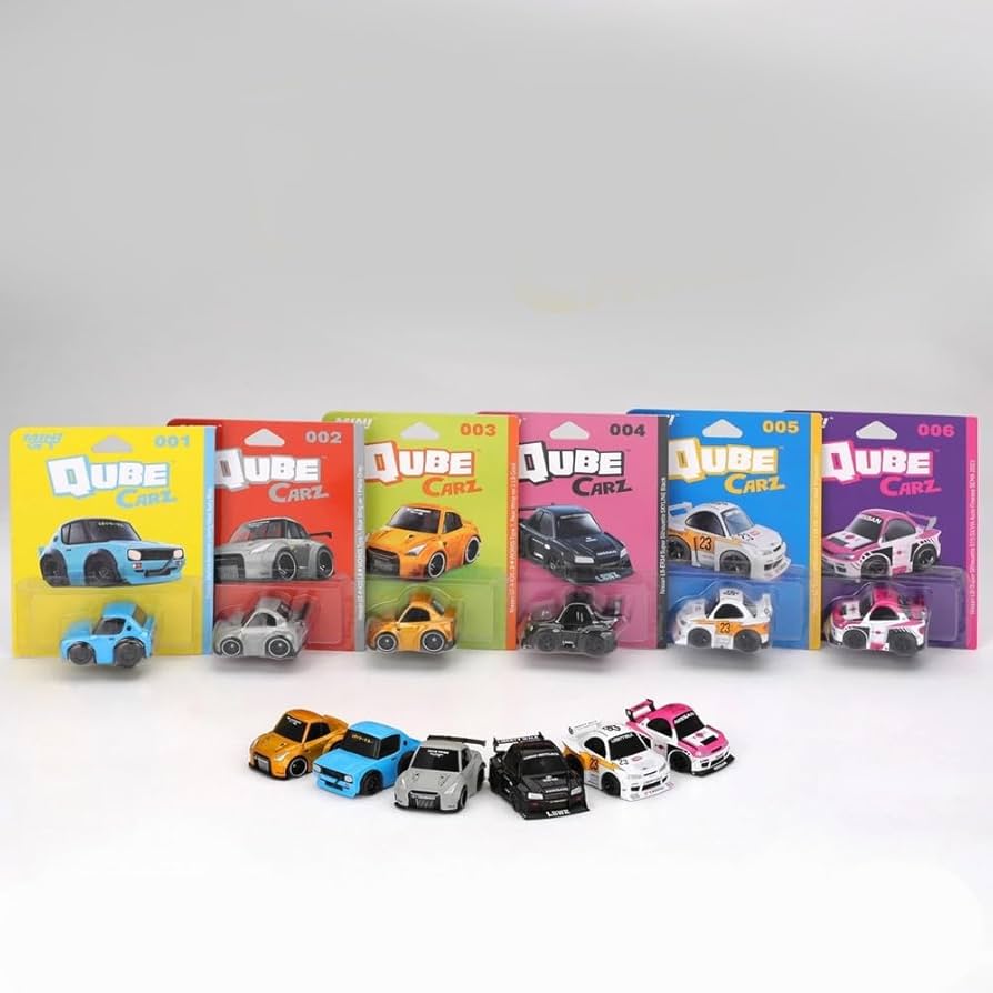 Amazon | MINI GT 1:64 スケール MINI GT 1/64 QUBE CARZ SERIES 1