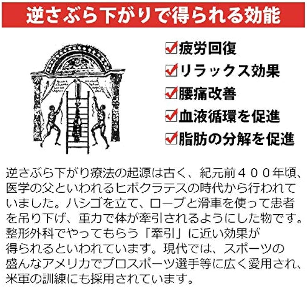 Amazon.co.jp: AORTD 逆さぶら下がり健康器 逆立ち 健康 器具 逆さ