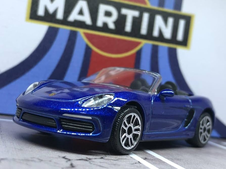 Amazon.co.jp: マジョレット ポルシェ 718 ボクスター 青M 廃盤