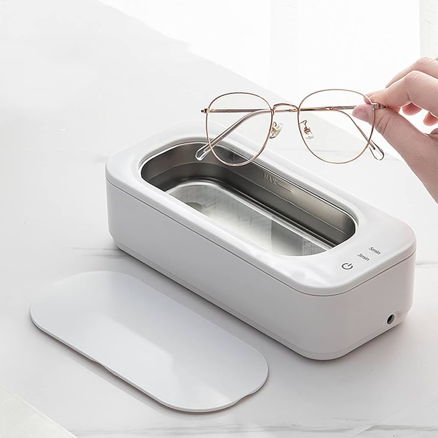 Amazon.co.jp: メガネ洗浄機 眼鏡洗浄機 強力振動 シルバーゴールド