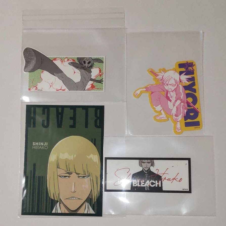 Amazon.co.jp: BLEACH ステッカー FC 平子真子 久南白 猿柿ひよ里