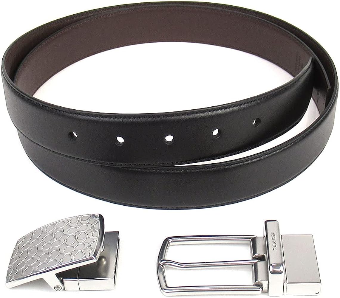 Amazon | [COACH] [コーチ] ベルト メンズ レザー リバーシブル 専用箱