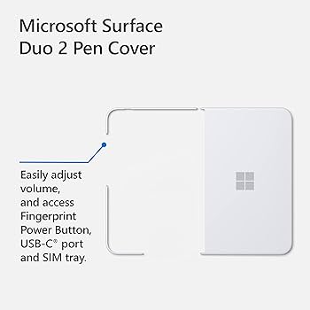 Amazon.com: Microsoft Surface Duo 2 Pen Cover - Glacier