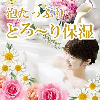 Amazon | お湯物語 贅沢泡とろ入浴料 ジュエリーローズの香り | カウ