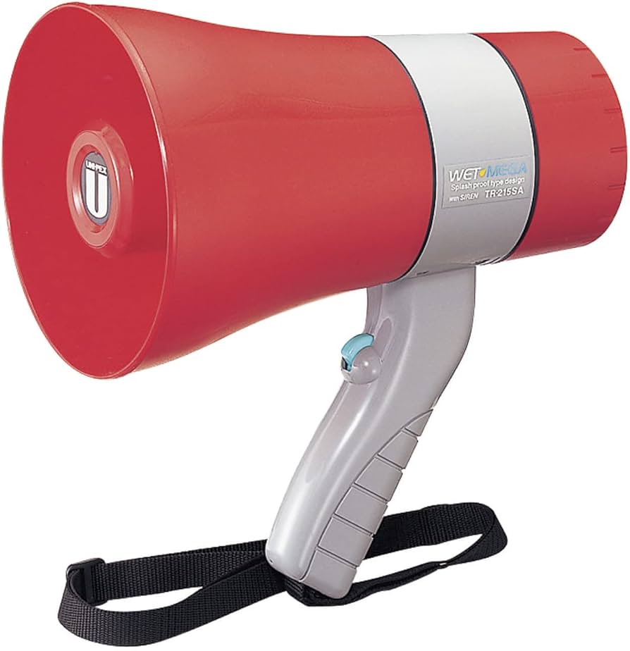 Amazon.co.jp: UNI-PEX ユニペックス 6W防滴メガホン(サンレン音) TR