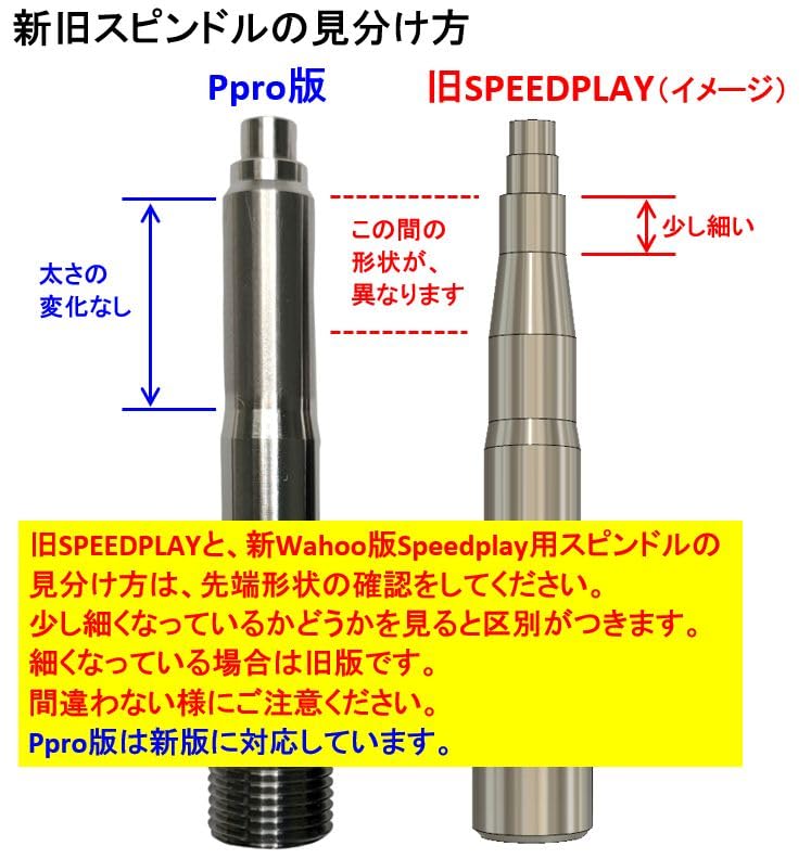 Amazon | Pproオリジナル Wahoo SPEEDPLAY用オリジナルシャフト チタン