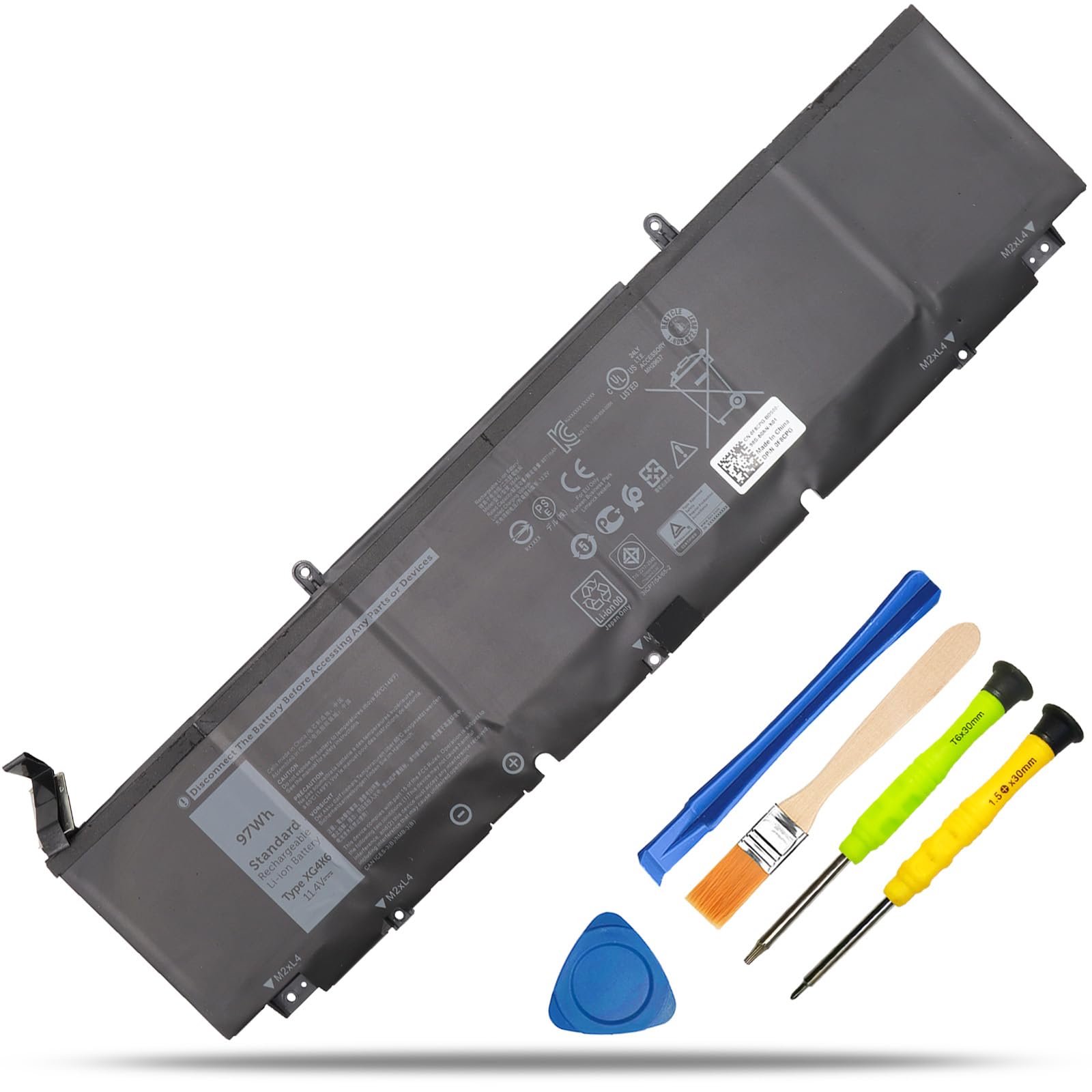 Amazon.com: RHKRKQN XG4K6 Laptop Battery Replacement for Dell XPS