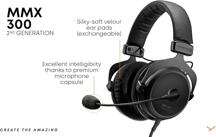 Amazon.com: beyerdynamic MMX 300 (2nd Generation) Premium Gaming