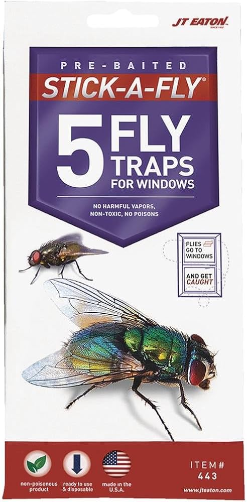 Amazon.com : J T Eaton Stick-A-Fly Fly Trap for Windows : Insect