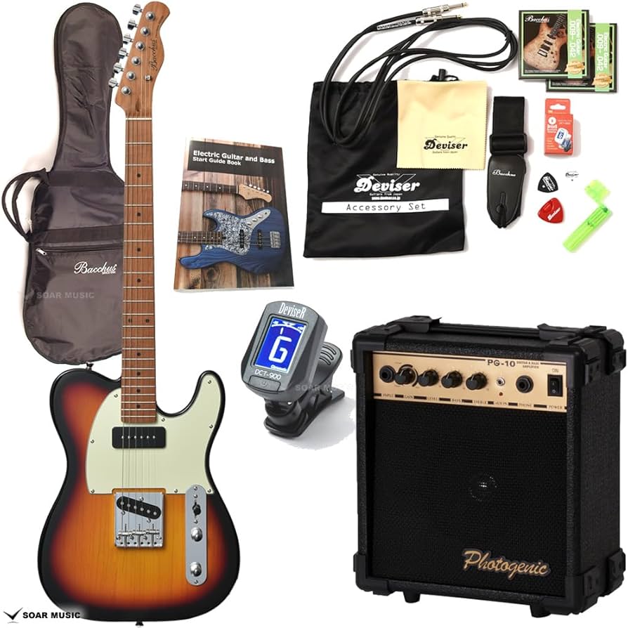 Amazon | Bacchus バッカス BTE-2-RSM/M エレキギター 初心者セット