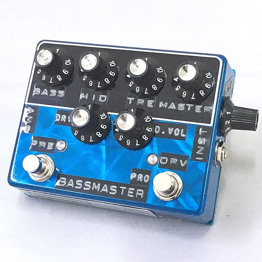 Amazon.co.jp: Shin's Music Bass Master Preamp Pro Blue Scratch