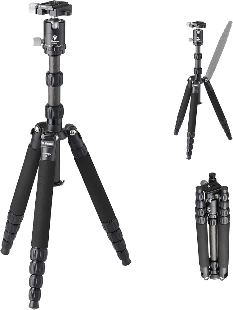 Amazon | ベルボン Velbon トラベルカーボン三脚 5段 カルマーニュ