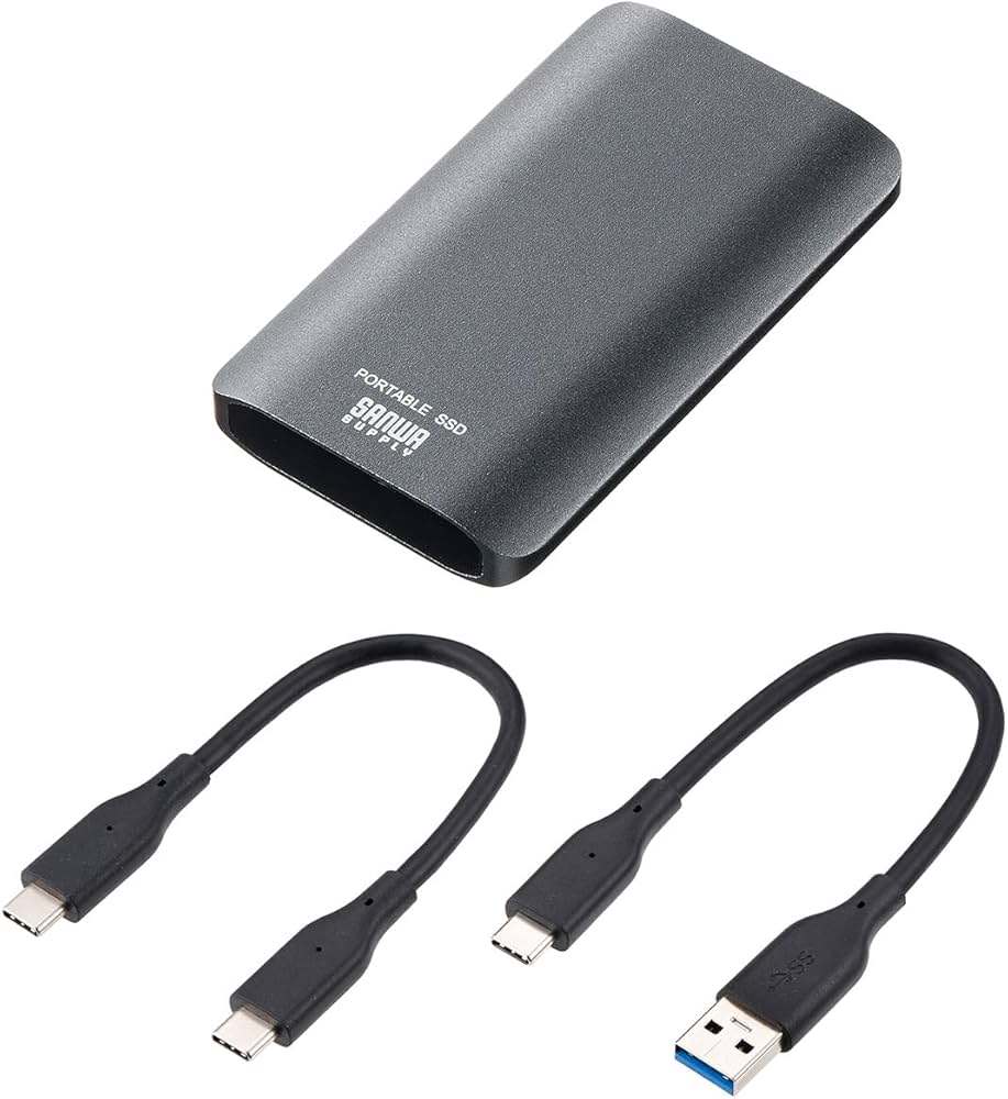 Amazon | サンワダイレクト 外付けSSD ポータブル 1TB PS5/PS4対応